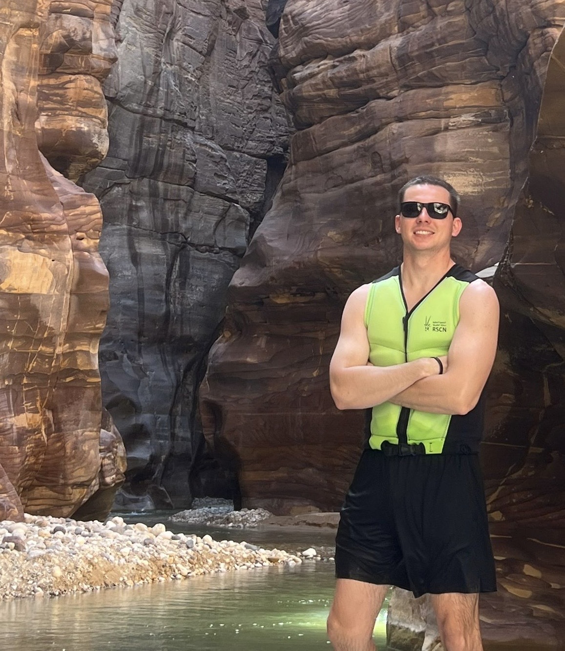 Hiking through Mujib Nature Reserve
